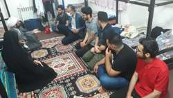 نشست صمیمی سرپرست نهاد نمایندگی مقام معظم رهبری دانشگاه با دانشجویان